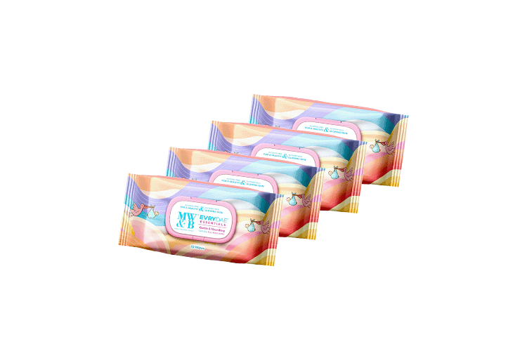 Buy Combo Of 4 Baby Wipes by MW&B | EVRYDAE Essentials